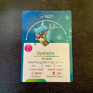 Gyarados Pokémon Card